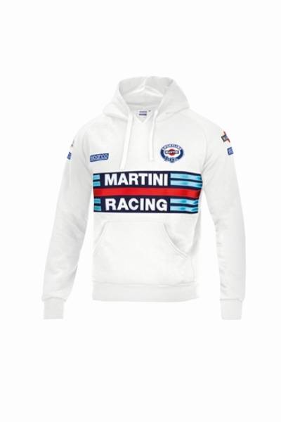 SPARCO - SPARCO 01279MRBI2M Sparco Hoodie Martini-Racing Medium White