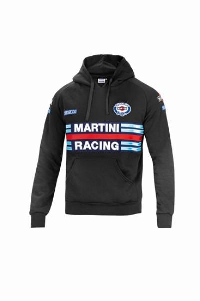 SPARCO - SPARCO 01279MRNR1S Sparco Hoodie Martini-Racing Small Black