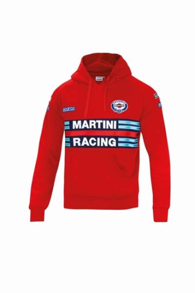 SPARCO - SPARCO 01279MRRS1S Sparco Hoodie Martini-Racing Small Red