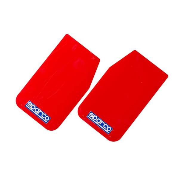 SPARCO - SPARCO 03791RS Sparco Mud Flap Pair Red
