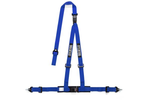 SPARCO - SPARCO 04608DF1AZ Sparco Belt 2 Inch Blue 3Pt Double Release