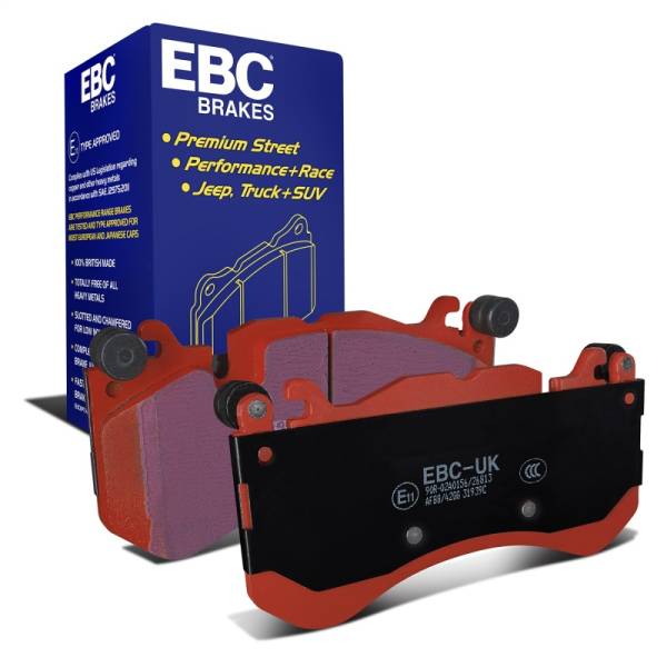 EBC - EBC Brakes DP31939C EBC 08-13 Mercedes-Benz C63 AMG (W204) 6.2 Redstuff Front Brake Pads - Fits select 2005-2023 Mercedes-Benz, Audi applications