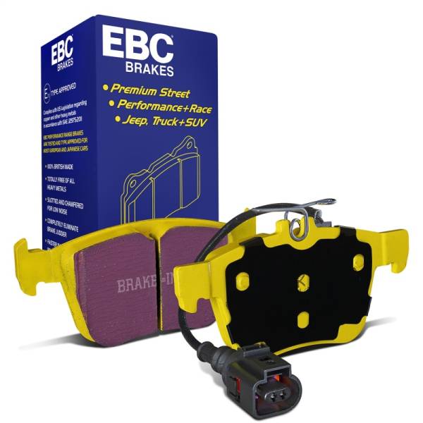 EBC - EBC Brakes DP42295R EBC 2018 Audi TT Quattro Yellowstuff Rear Brake Pads - Fits 2017-2024 Audi TT RS Quattro, RS3