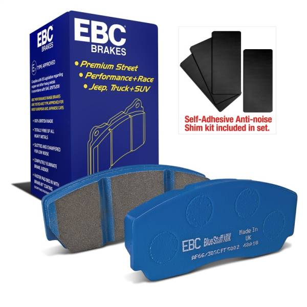 EBC - EBC Brakes DP5002NDX EBC 90-00 Aston Martin Vantage 5.3 (Twin Supercharged)(AP) Bluestuff Front Brake Pads - Fits 1999-2004 Lotus Esprit
