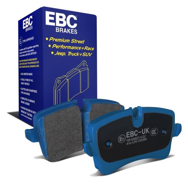 EBC - EBC Brakes DP52082NDX EBC 11-17 Audi A8 Quattro 6.3L Bluestuff Rear Brake Pads - Fits select 2012-2018 Audi models