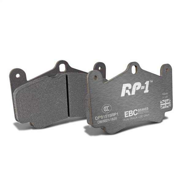 EBC - EBC Brakes DP81515RP1 EBC Racing 02-05 Porsche 911 (996) (Cast Iron Disc Only) RP-1 Race Front Brake Pads