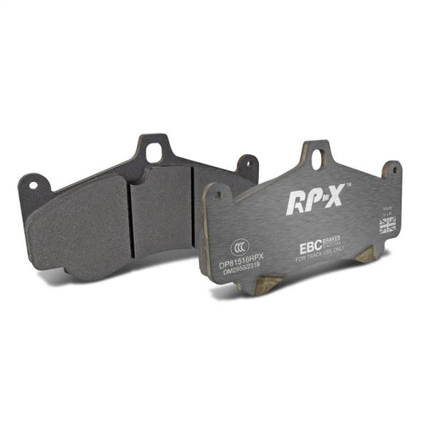 EBC - EBC Brakes DP81516RPX EBC Racing 01-03 Porsche 911 (996) GT2 3.6TT (Cast Iron Rotor Only) RP-X Front Brake Pads