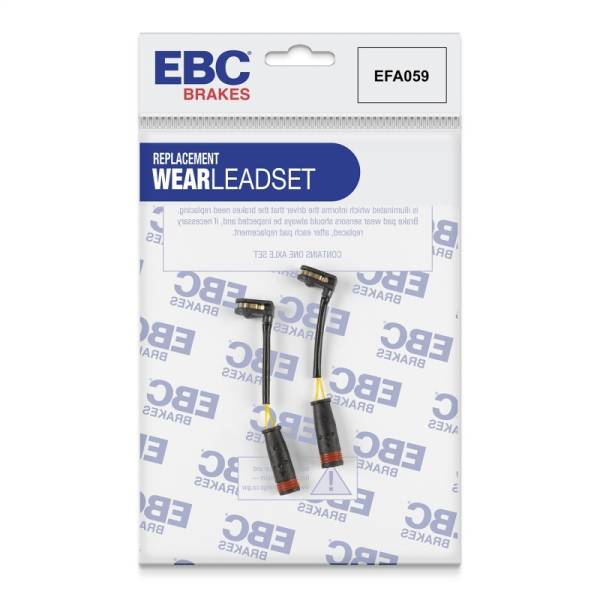 EBC - EBC Brakes EFA059 EBC 07-10 Mercedes-Benz M-Class (ML) ML320 CDi 3.0 TD Front Wear Leads - Fits select 2006-2012 Mercedes-Benz models