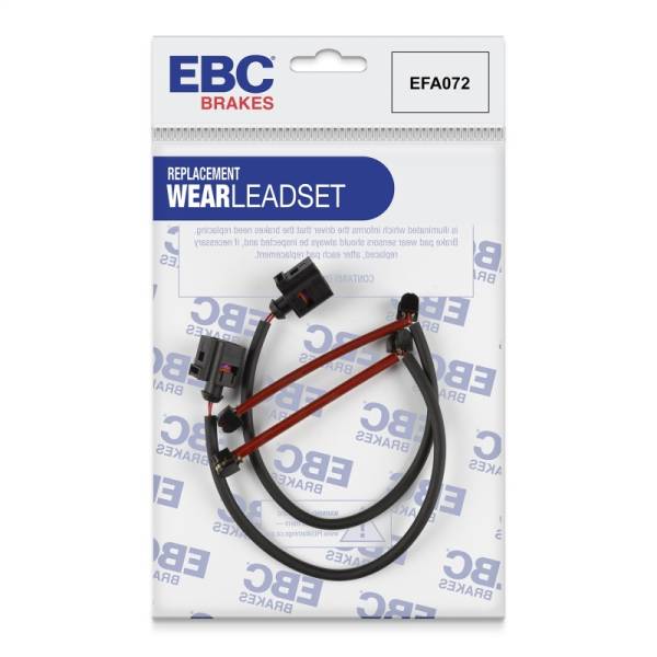 EBC - EBC Brakes EFA072 EBC 11-15 Audi Q7 3.0 Supercharged Front Wear Leads - Fits select 2004-2017 Volkswagen, Porsche applications