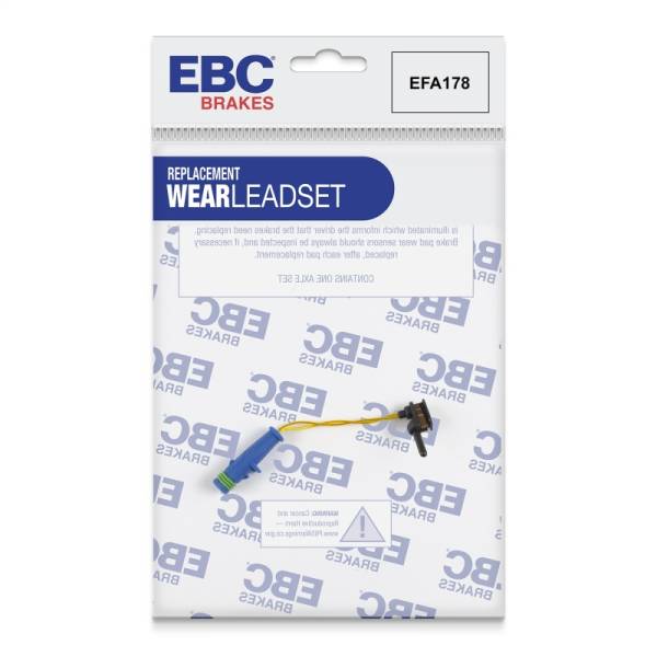 EBC - EBC Brakes EFA178 EBC 2012-2013 Mercedes-Benz B200 2.0L Turbo Front Wear Leads - Fits select 2014-2023 Mercedes-Benz models
