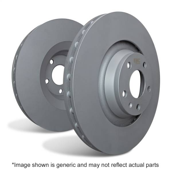 EBC - EBC Brakes RK2142 EBC 12-17 Tesla Model S Electric RWD Premium Rear Rotors - Fits 2012-2020 Tesla S, X