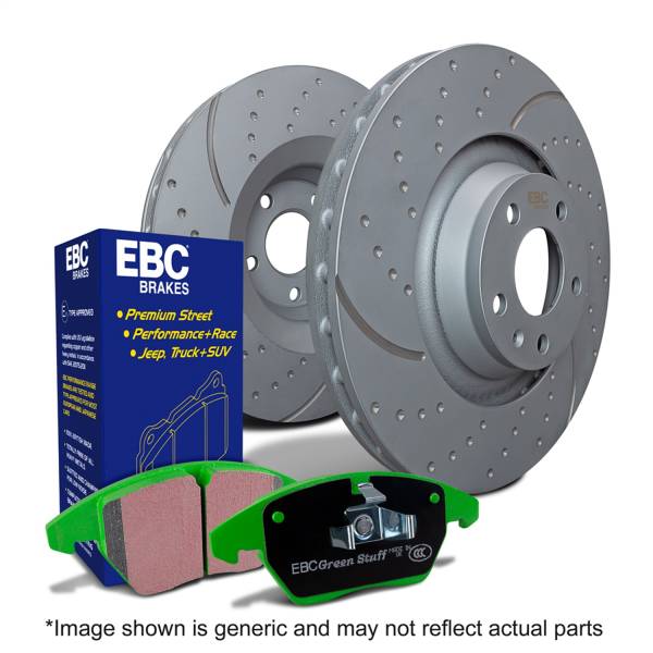 EBC - EBC Brakes S10KF1440 EBC S10 Brake Pad and Rotor Kit - Fits 2012-2023 Audi, Porsche models