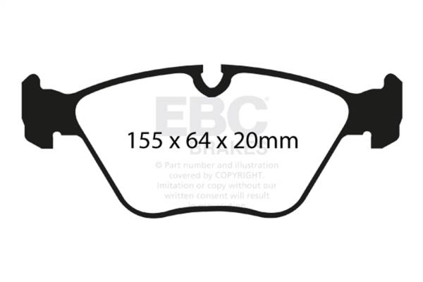 EBC - EBC Brakes S12KF1257 EBC S12 Brake Pad and Rotor Kit - Fits 2004-2011 BMW X3