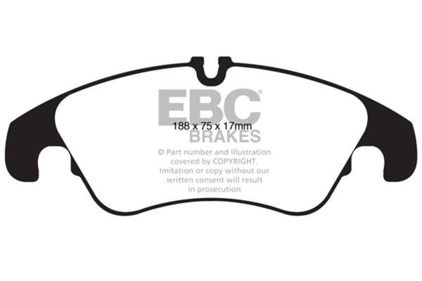 EBC - EBC Brakes S12KF1506 EBC S12 Brake Pad and Rotor Kit - Fits 2012-2018 Audi Q5, A7 Quattro, A6