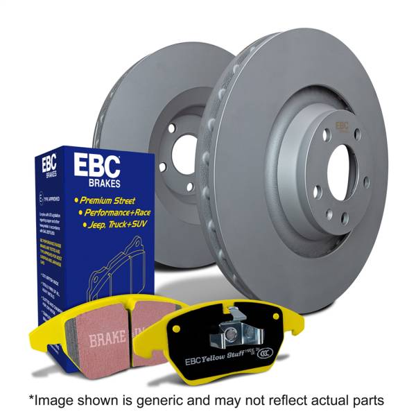 EBC - EBC Brakes S13KF1550 EBC S13 Brake Pad and Rotor Kit - Fits select 2015-2024 Volkswagen, Audi applications