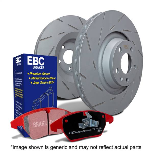 EBC - EBC Brakes S4KF1114 EBC S4 Brake Pad and Rotor Kit - Fits 2001-2003 Audi S8