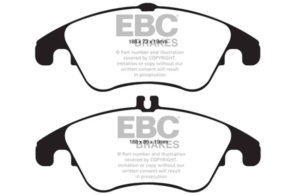 EBC - EBC Brakes S4KF1938 EBC S4 Brake Pad and Rotor Kit - Fits 2013-2016 Mercedes-Benz E250, E350, C300