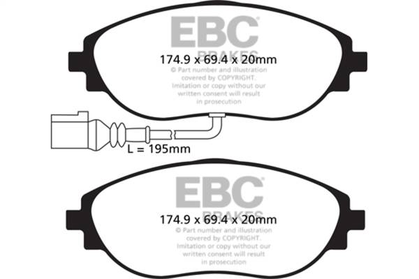 EBC - EBC Brakes S5KF1703 EBC S5 Brake Pad and Rotor Kit - Fits select 2009-2023 Volkswagen, Audi applications