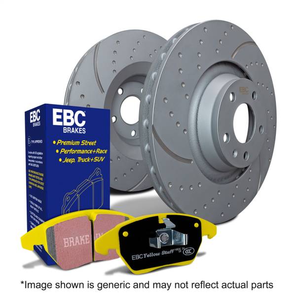 EBC - EBC Brakes S5KF1800 EBC S5 Brake Pad and Rotor Kit - Fits select 2012-2023 BMW models
