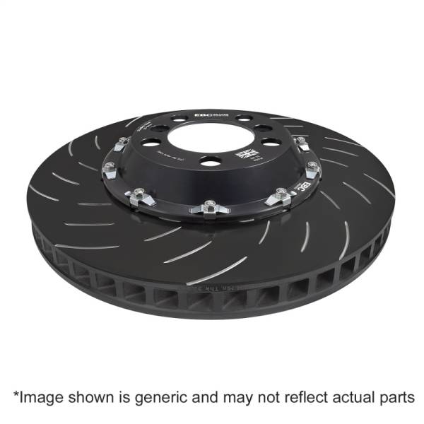 EBC - EBC Brakes SG2FC2141 EBC Racing 2012+ Tesla Model S 2 Piece Floating Conversion SG Racing Front Rotors