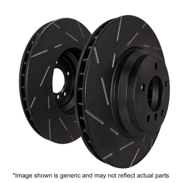 EBC - EBC Brakes USR1795RX EBC 10-16 BMW 550i 4.4.L (F07) USR Blackdash Sport Slotted Front Rotors