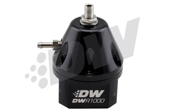 DeatschWerks - DeatschWerks 6-1000-FRB DeatschWerks DWR1000 Adjustable Fuel Pressure Regulator - Black