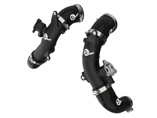 aFe - aFe 46-20568-B aFe 2022 Toyota Tundra V6-3.5L (tt) BladeRunner 2.5in Aluminum Hot Charge Pipe - Black