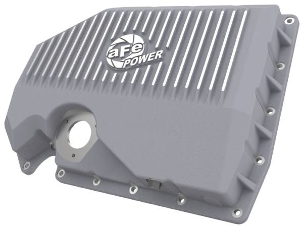 aFe - aFe 46-71210A aFe 05-19 VW 1.8L/2.0L w/ Oil Sensor Engine Oil Pan Raw POWER Street Series w/ Machined Fins