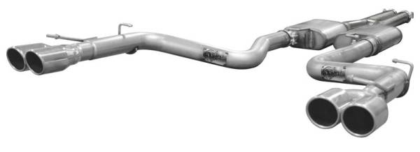 aFe - aFe 49-36327-B aFe MACHForce XP 2.5in Axle Back Stainless Exhaust w/ Black Tips 07-13 BMW 335i 3.0L L6 (E90/92) N55