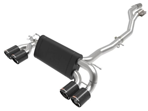 aFe - aFe 49-36350-C aFe MACHForce XP Exhausts Cat-Back SS 19-21 BMW M2 Competition L6-3.0L w/Carbon Fiber Tips