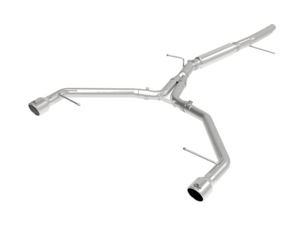 aFe - aFe 49-36419-P aFe MACHForce XP 3in-2.5in SS Exhaust Axle-Back 17-19 Audi A4 (B9) L4-2.0L (t) - Polished