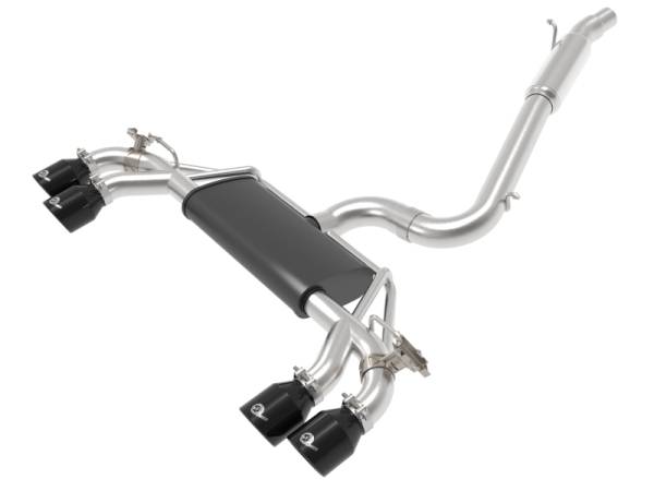 aFe - aFe 49-36430-B aFe POWER MACH Force-Xp 15-19 Volkswagen Golf R L4-2.0L(T) 304 SS Cat-Back Exhaust System - Black