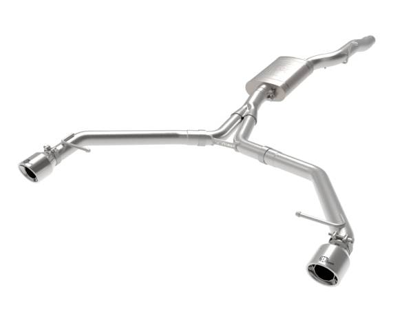 aFe - aFe 49-36437-P aFe MACH Force-Xp 13-16 Audi Allroad L4 SS Axle-Back Exhaust w/ Polished Tips