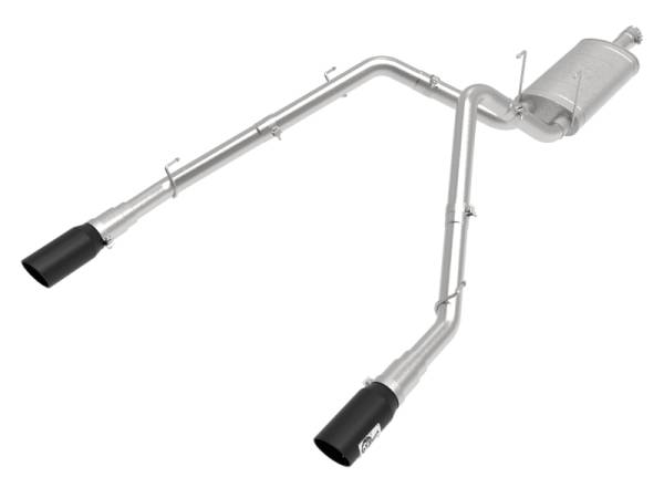 aFe - aFe 49-42074-B aFe Apollo GT 3in 409SS Cat-Back Exhaust System w/Black Tip 09-18 Dodge/Ram 1500 V8-5.7L