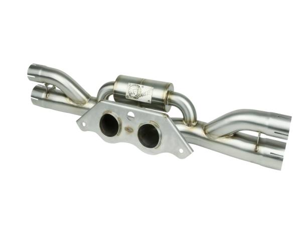 aFe - aFe 49C36434 aFe Power MACHForce XP 304 Stainless Secondary Muffler Delete Pipe 14-19 Porsche 911 GT3 3.8L/4.0L