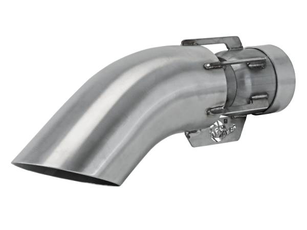 aFe - aFe 49T30401-H151 aFe MACH Force-Xp 304 Stainless Steel Clamp-on Exhaust Tip Brushed