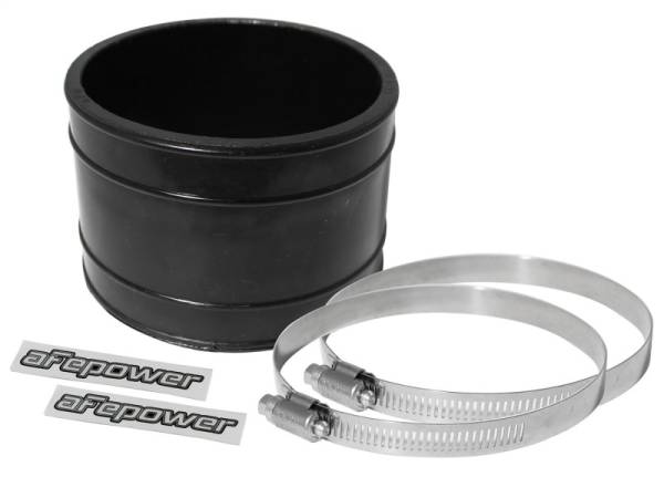 aFe - aFe 59-00011 aFe Magnum FORCE Cold Air Intake System Spare Parts Kit (4in ID x 3in L) Straight Coupler - Black