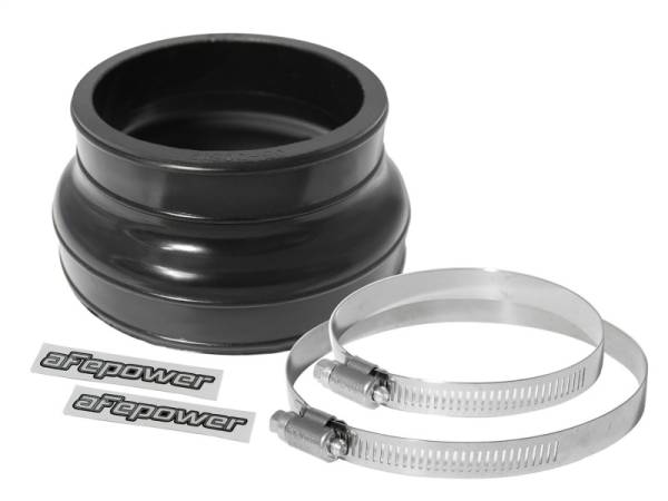 aFe - aFe 59-00033 aFe Magnum FORCE CAI Univ. (4-1/4in ID to 3-1/2in ID x 2-1/2in L) Straight Reducing Coupler - Black