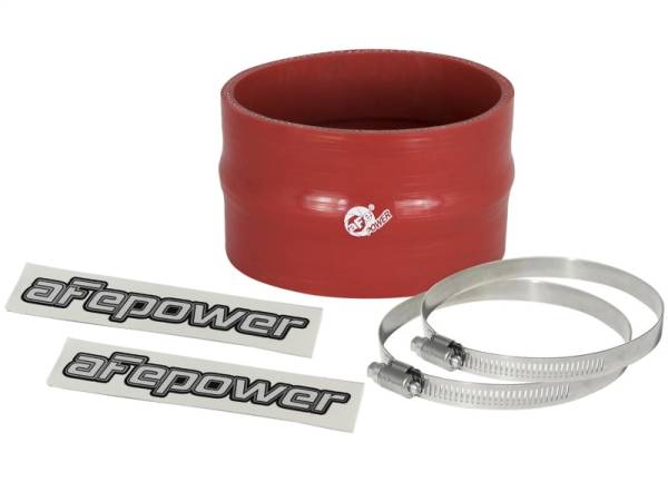 aFe - aFe 59-00060 aFe Magnum FORCE CAI Univ. Silicone Coupling Kit (3.5in. ID / 2.25in. L) Straight w/Hump - Red