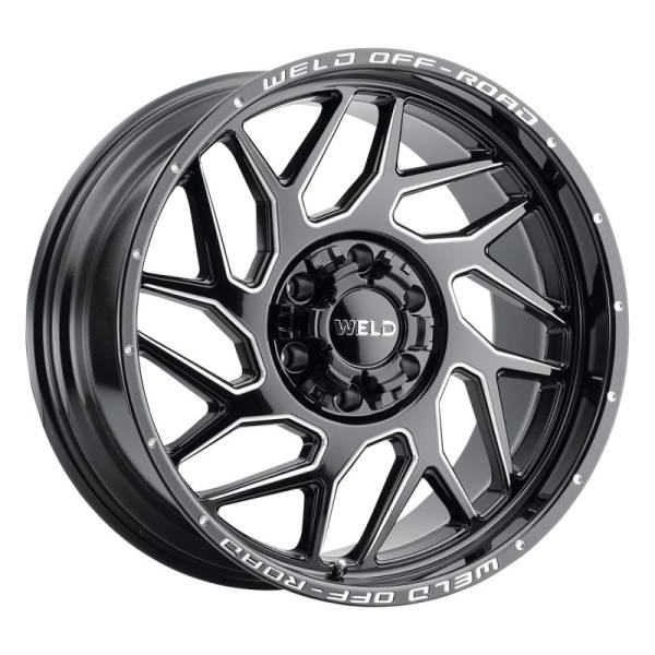 Weld - Weld W11700070475 Weld Off-Road W117 20X10 Fulcrum 5X139.7 5X150 ET-18 BS4.75 Gloss Black MIL 110.2