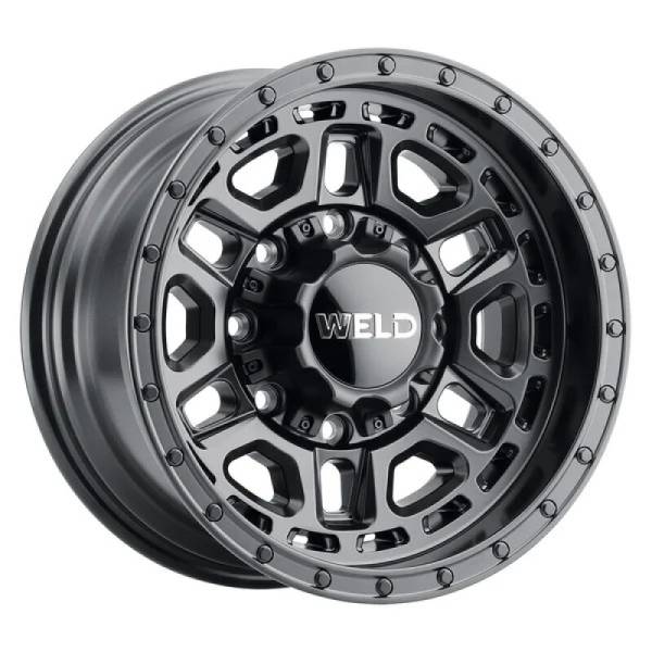 Weld - Weld W11922057475 Weld Off-Road Crux 22x12in / 5x127 BP / ET -44 / 87.1mm Bore - Satin Black Wheel