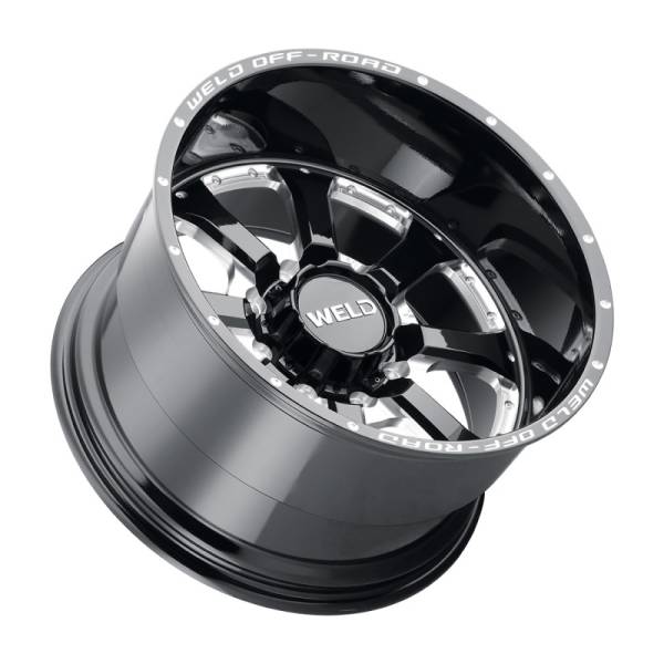 Weld - Weld W12500084475 Weld Off-Road W125 20X10 Granada Six 6X139.7 ET-18 BS4.75 Gloss Black MIL 106.1