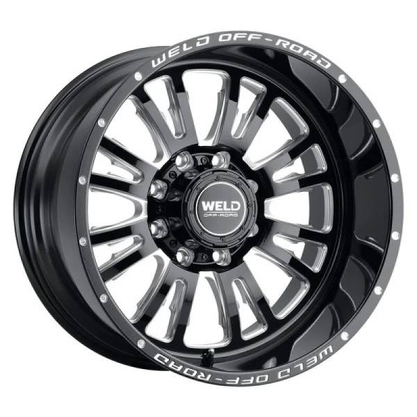 Weld - Weld W15800017475 Weld Slingblade 20x10 8x170 ET-18 BS4.75 Gloss BLK MIL 125.1 Wheel