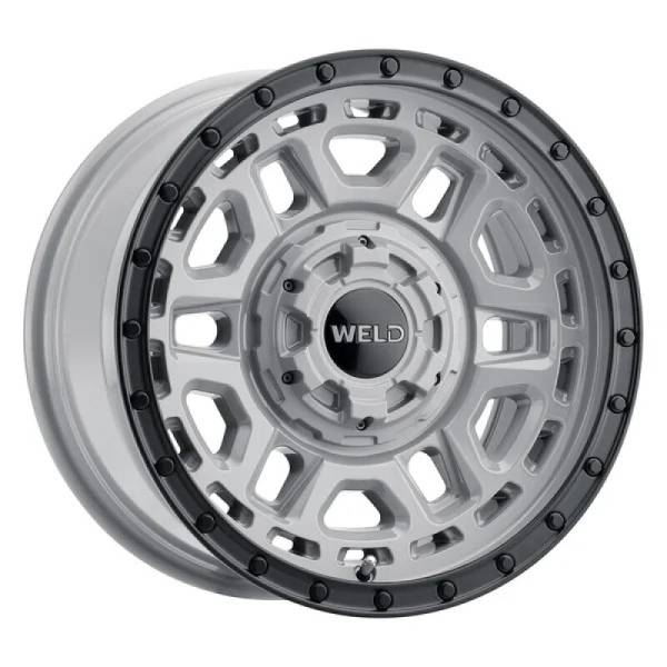 Weld - Weld W16979098451 Weld Off-Road Crux 17x9in / 6x135 BP / ET -12 / 106.1mm Bore - Gloss Armor Gray / Satin Black Wheel
