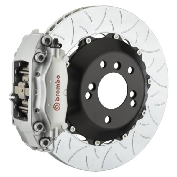 Brembo - Brembo 2C3.8001A3 Brembo 01-06 M3 Rear GT BBK 4 Piston Cast 2pc 345x28 2pc Rotor Slotted Type-3-Silver