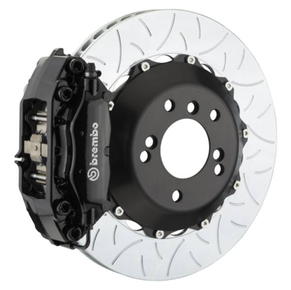 Brembo - Brembo 2C3.8028A2 Brembo 09-15 GLK Rear GT BBK 4 Piston Cast 2pc 345x28 2pc Rotor Slotted Type-3-Red