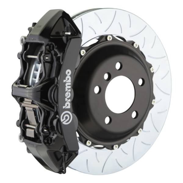 Brembo - Brembo 2M3.9003A1 Brembo 05-09 F430 Challenge Rear GT BBK 6 Piston Cast 380x32 2pc Rotor Slotted Type-3-Black