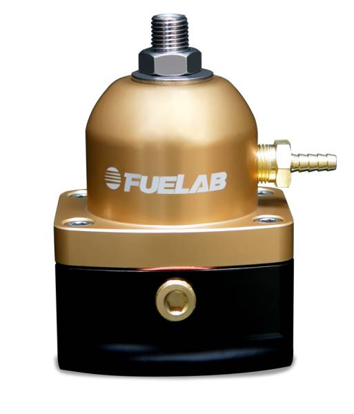 Fuelab - Fuelab 51501-5 Fuelab 515 EFI Adjustable FPR 25-90 PSI (2) -10AN In (1) -6AN Return - Gold