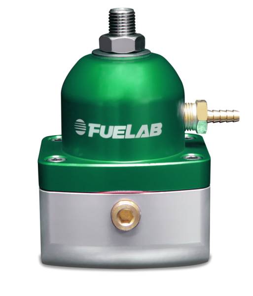 Fuelab - Fuelab 51501-6 Fuelab 515 EFI Adjustable FPR 25-90 PSI (2) -10AN In (1) -6AN Return - Green