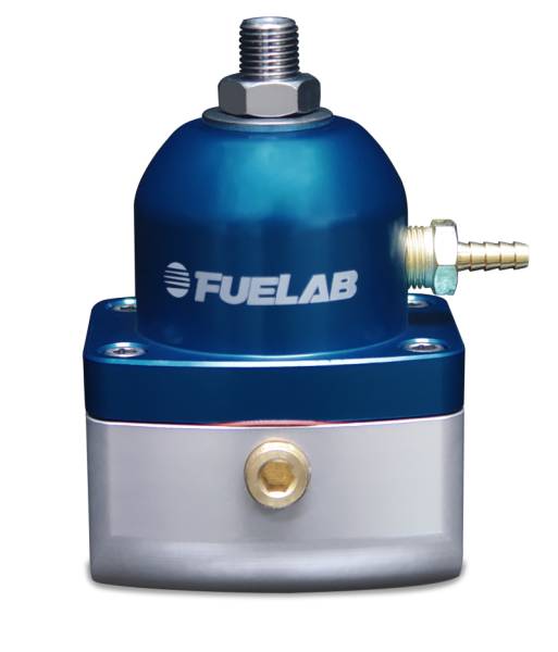 Fuelab - Fuelab 51503-3 Fuelab 515 Carb Adjustable FPR 4-12 PSI (2) -10AN In (1) -6AN Return - Blue